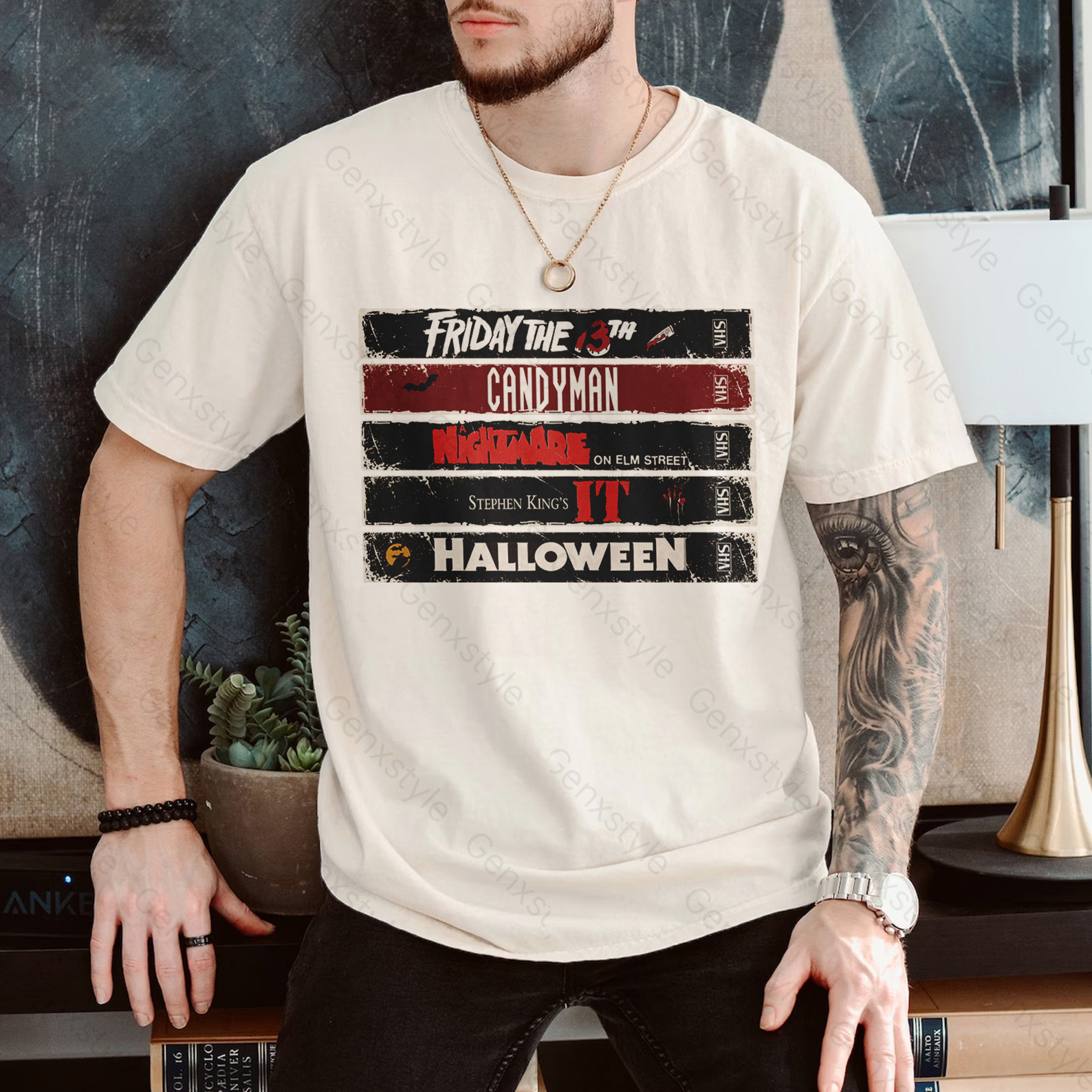 90s Halloween Horror Movie T-shirt