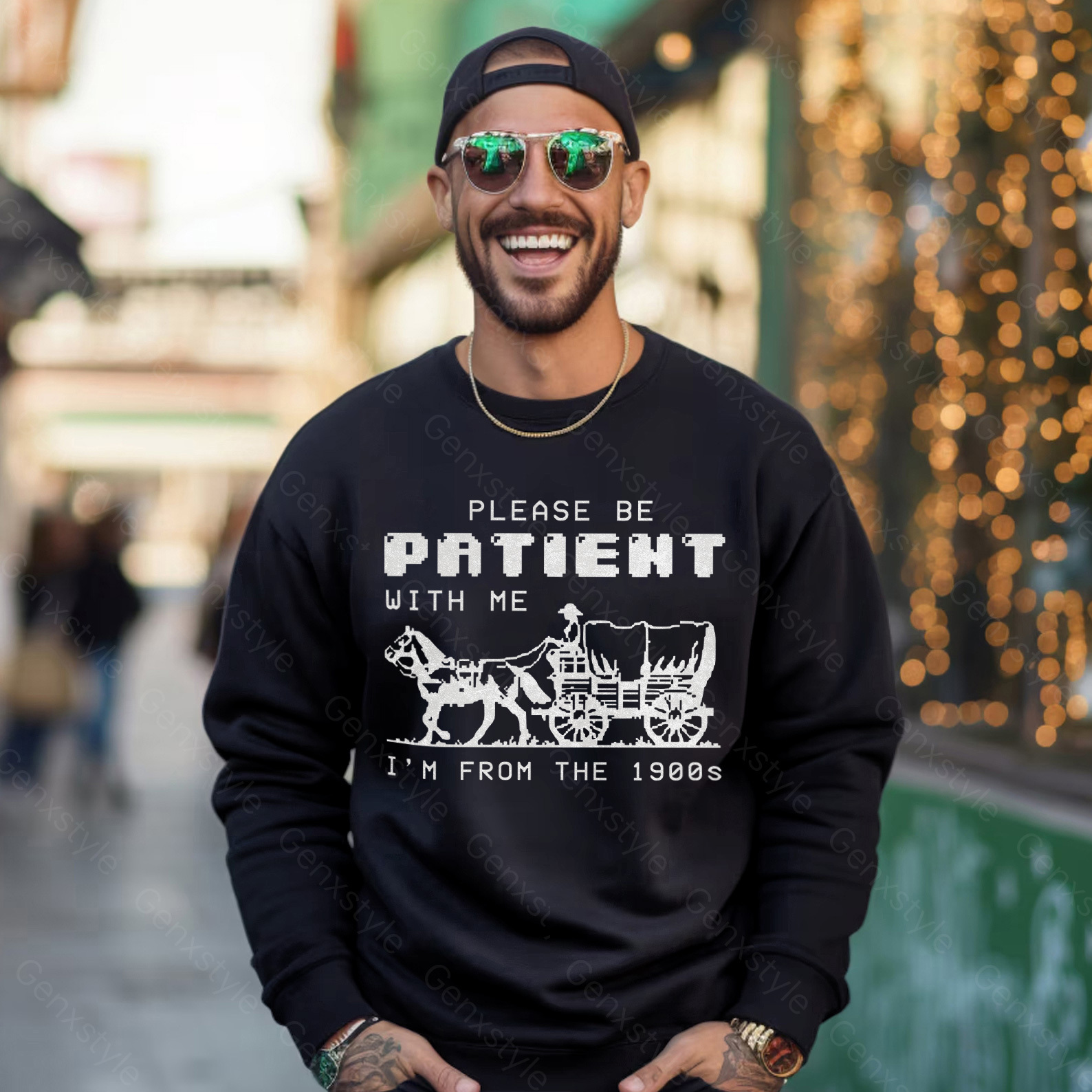 Please Be Patient with Me, I'm From the 1900's - Print Unisex Crewneck XXIV