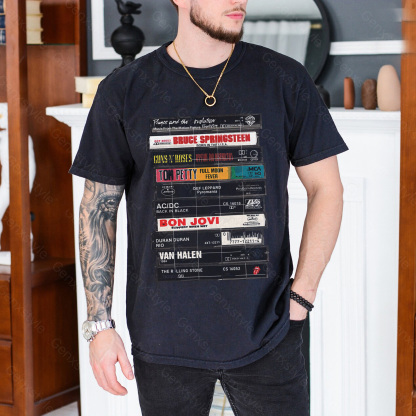 Rock Cassettes Tape T-shirt