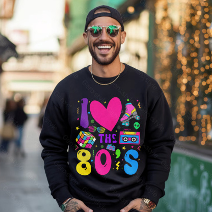 I Love The 80s Crewneck