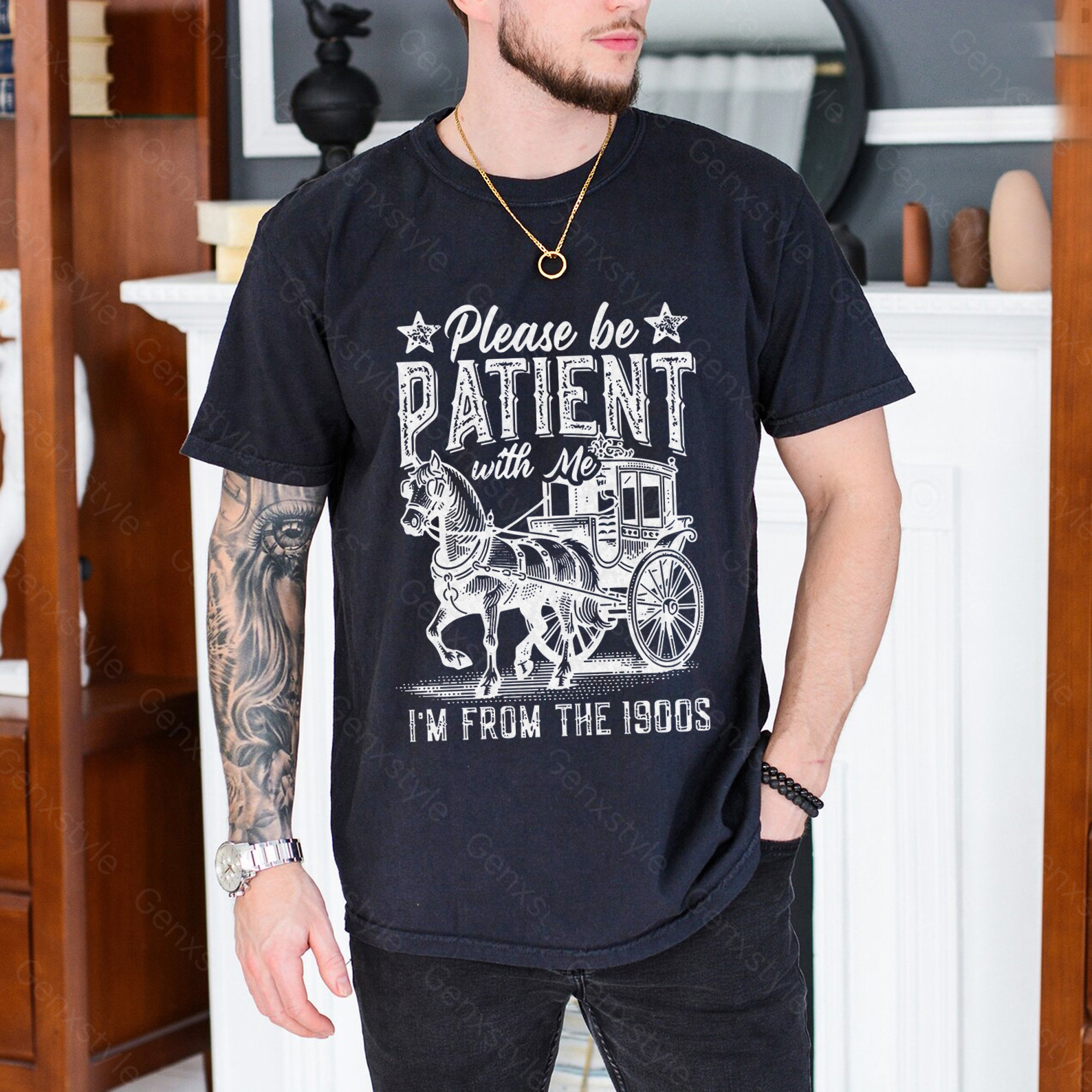 Please Be Patient with Me, I'm From the 1900's - Print Unisex Shirt XXIX