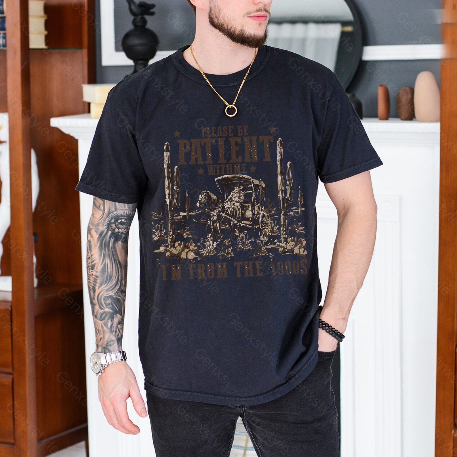 Please Be Patient with Me, I'm From the 1900's - Print Unisex Shirt XXX