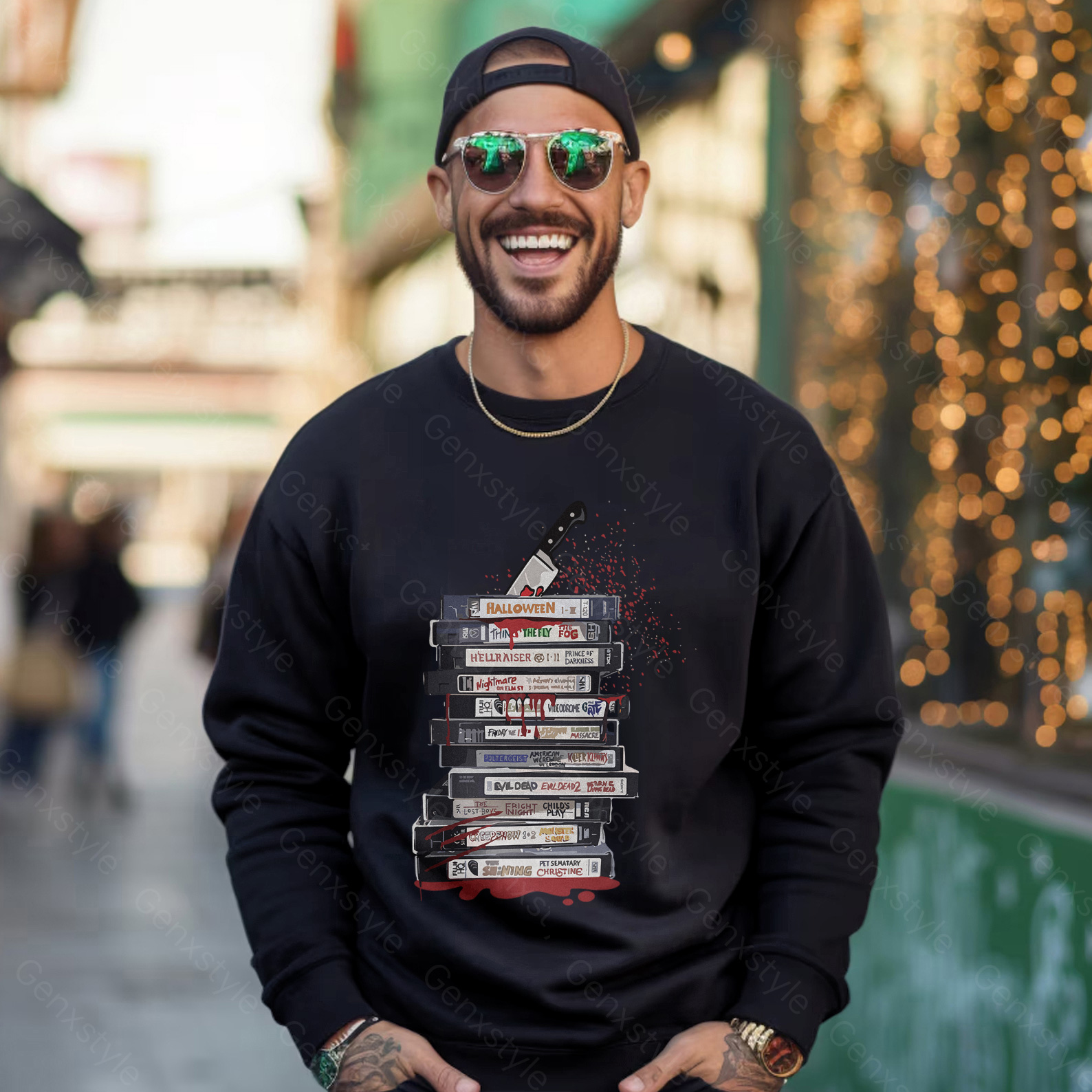 90s Style Halloween Movie Crewneck