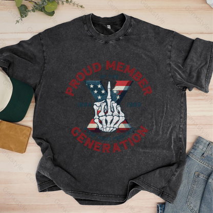 Washed American Flag T-shirt
