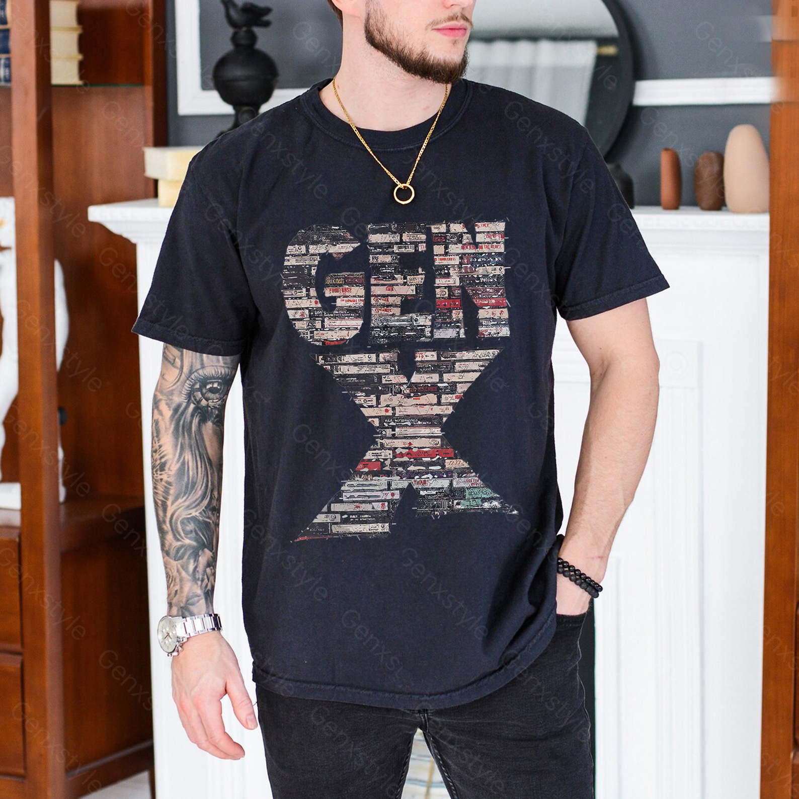 Gen X 80s Rock Cassettes T-shirt