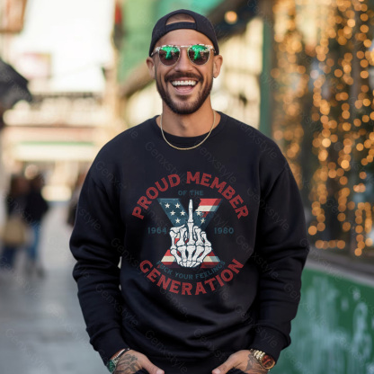 American Flag Crewneck