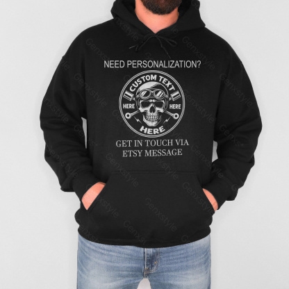 Generation X Skull Motorcycle Hoodie