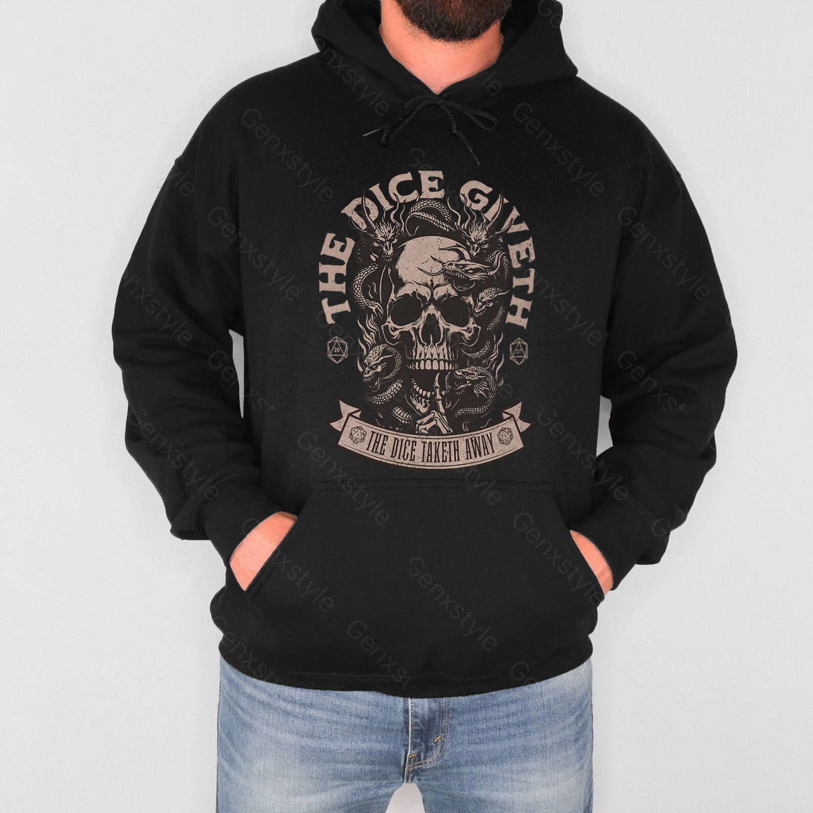 The Dice Giveth and the Dice Taketh Away Hoodie