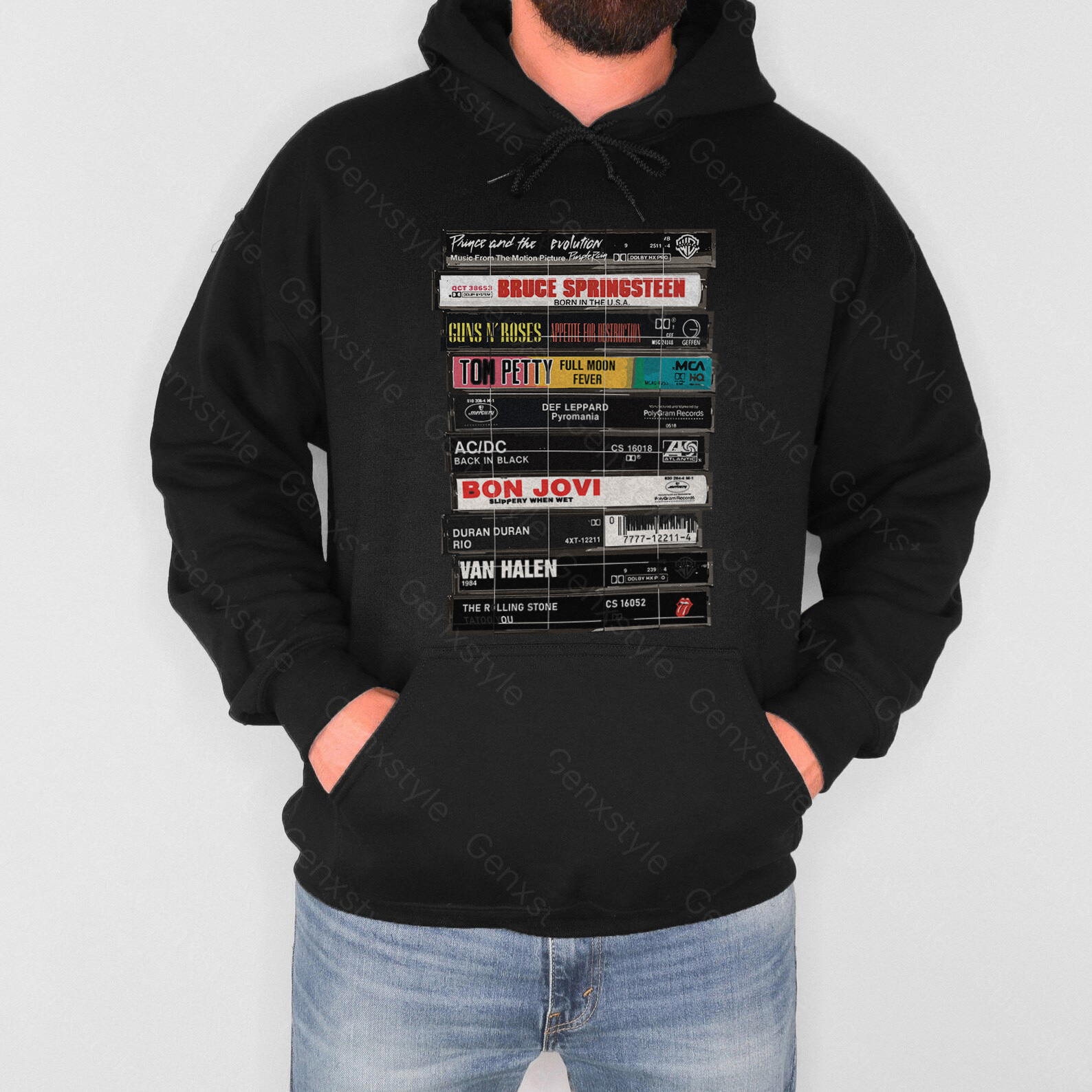 Rock Cassettes Tape Hoodie