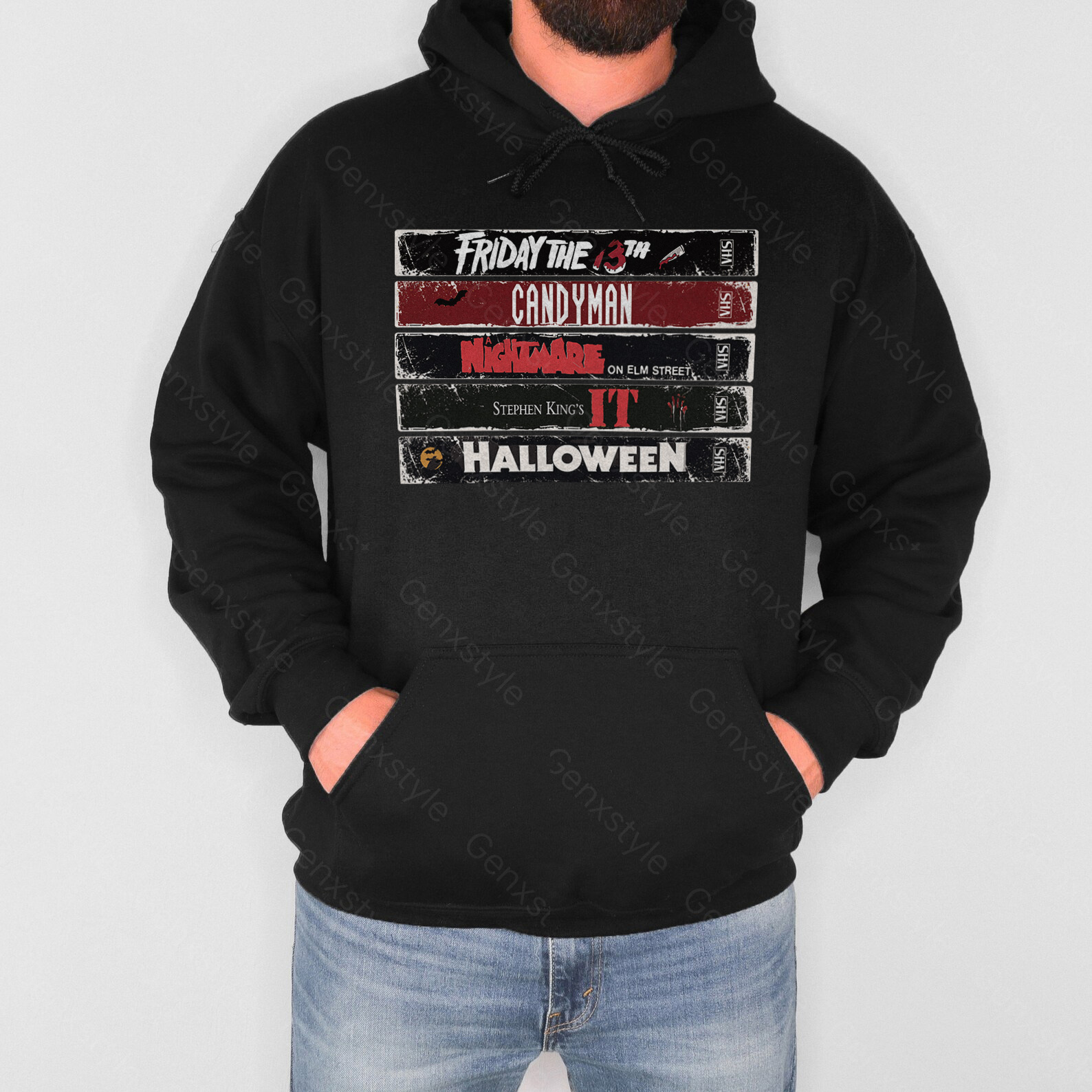 90s Halloween Horror Movie Hoodie