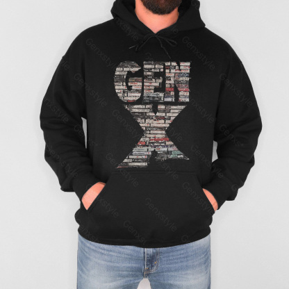 Gen X 80s Rock Cassettes Hoodie