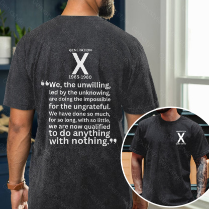 Washed Generation X We The Unwilling T-shirt