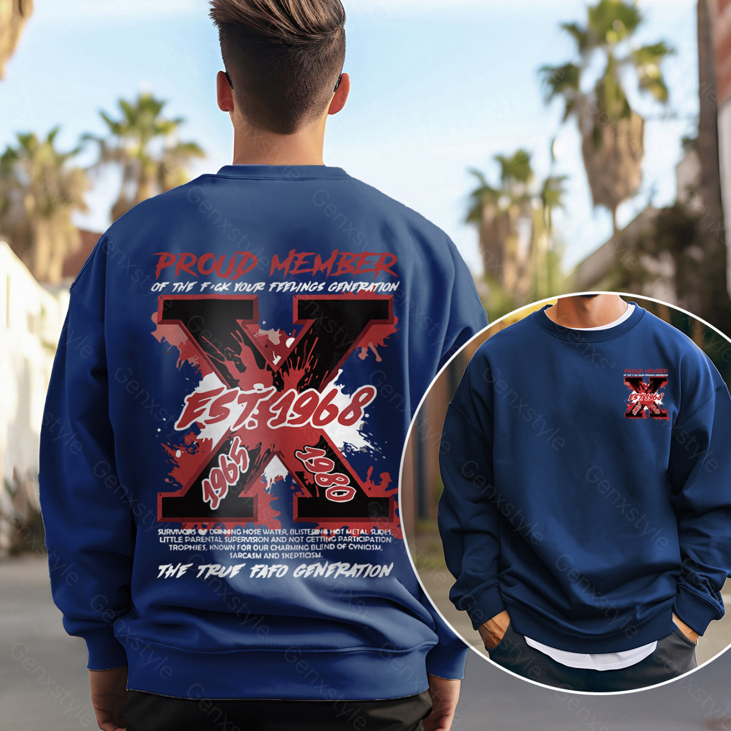 The True FAFO Generation X Unisex Crewneck
