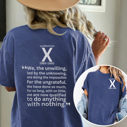 Washed Generation X We The Unwilling T-shirt