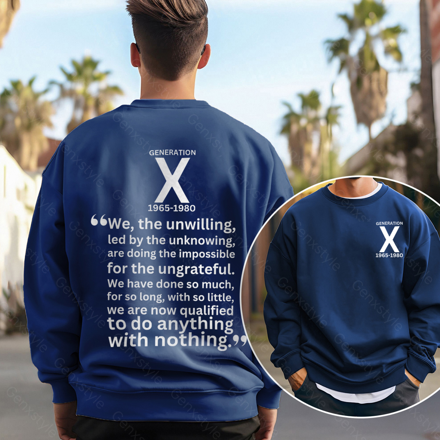 Generation X We The Unwilling Crewneck