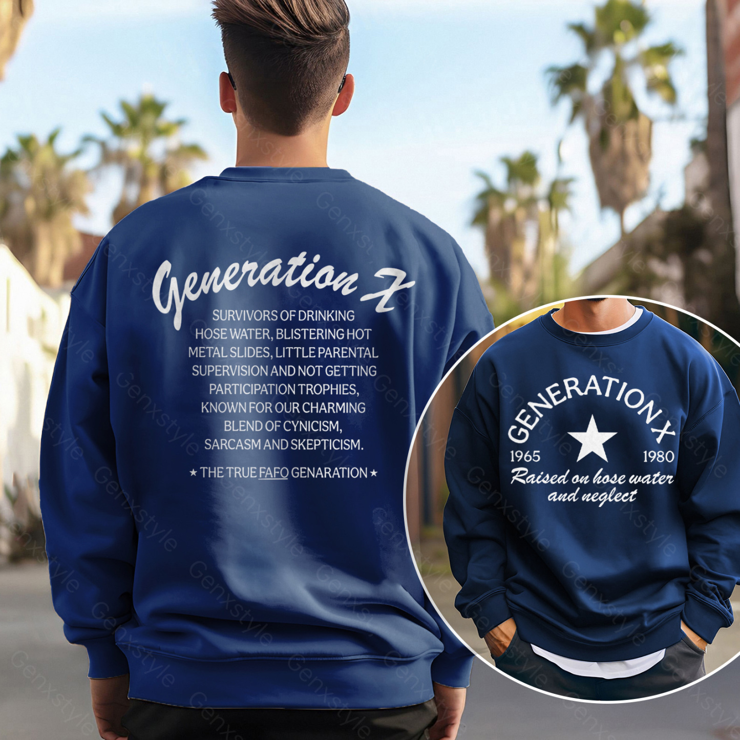 Raised on Hose Water and Neglect Crewneck