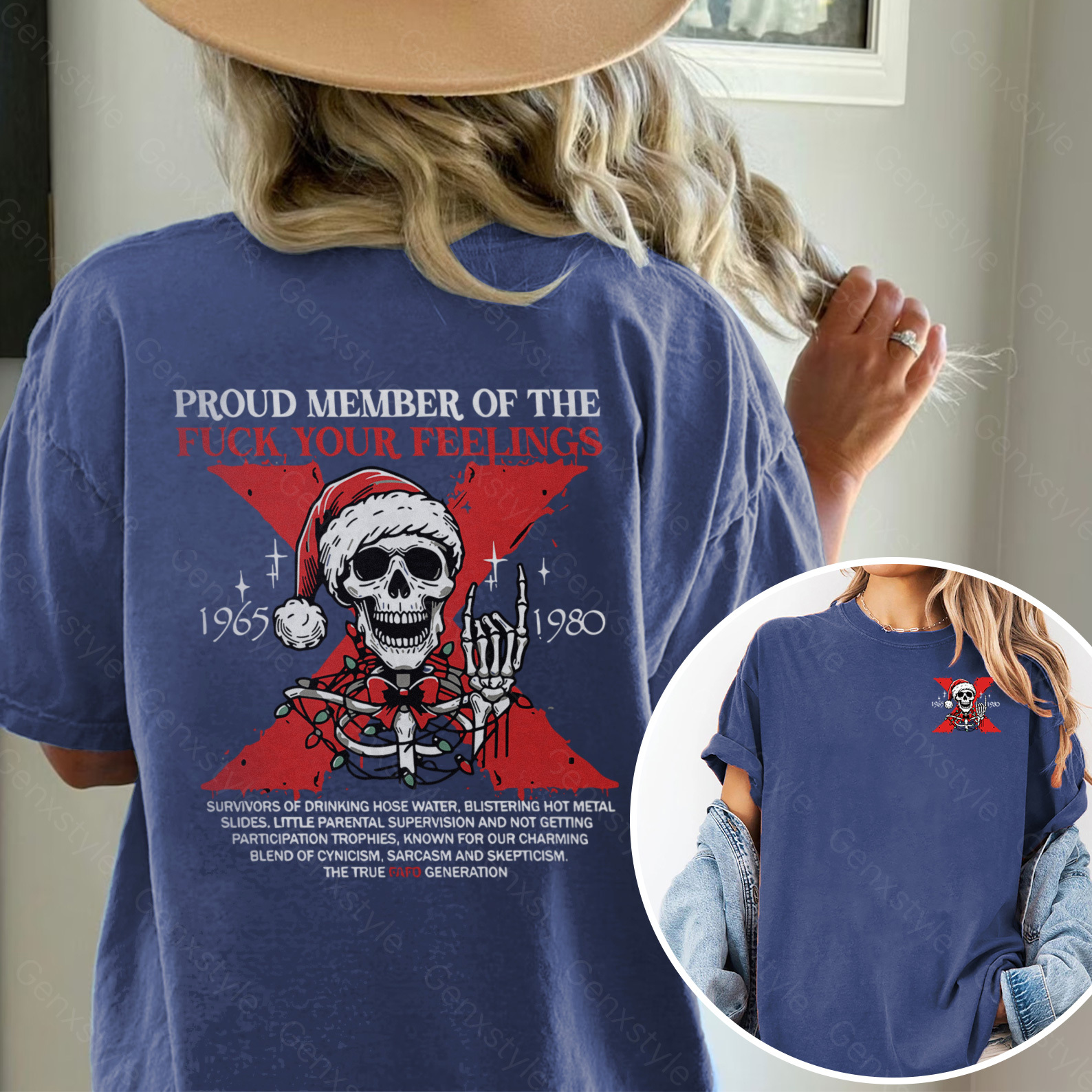 Washed Christmas Generation X T-shirt