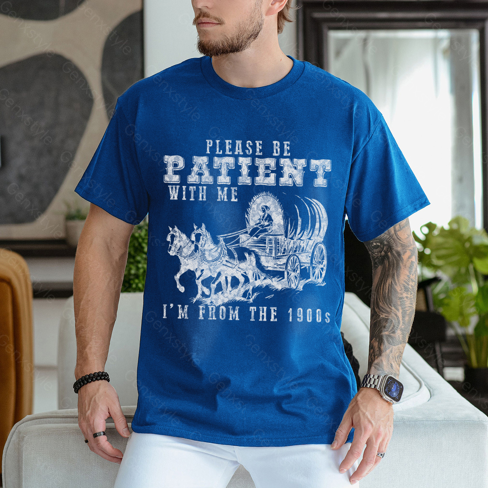 Please Be Patient with Me, I'm From the 1900's - Print Unisex Shirt XXV