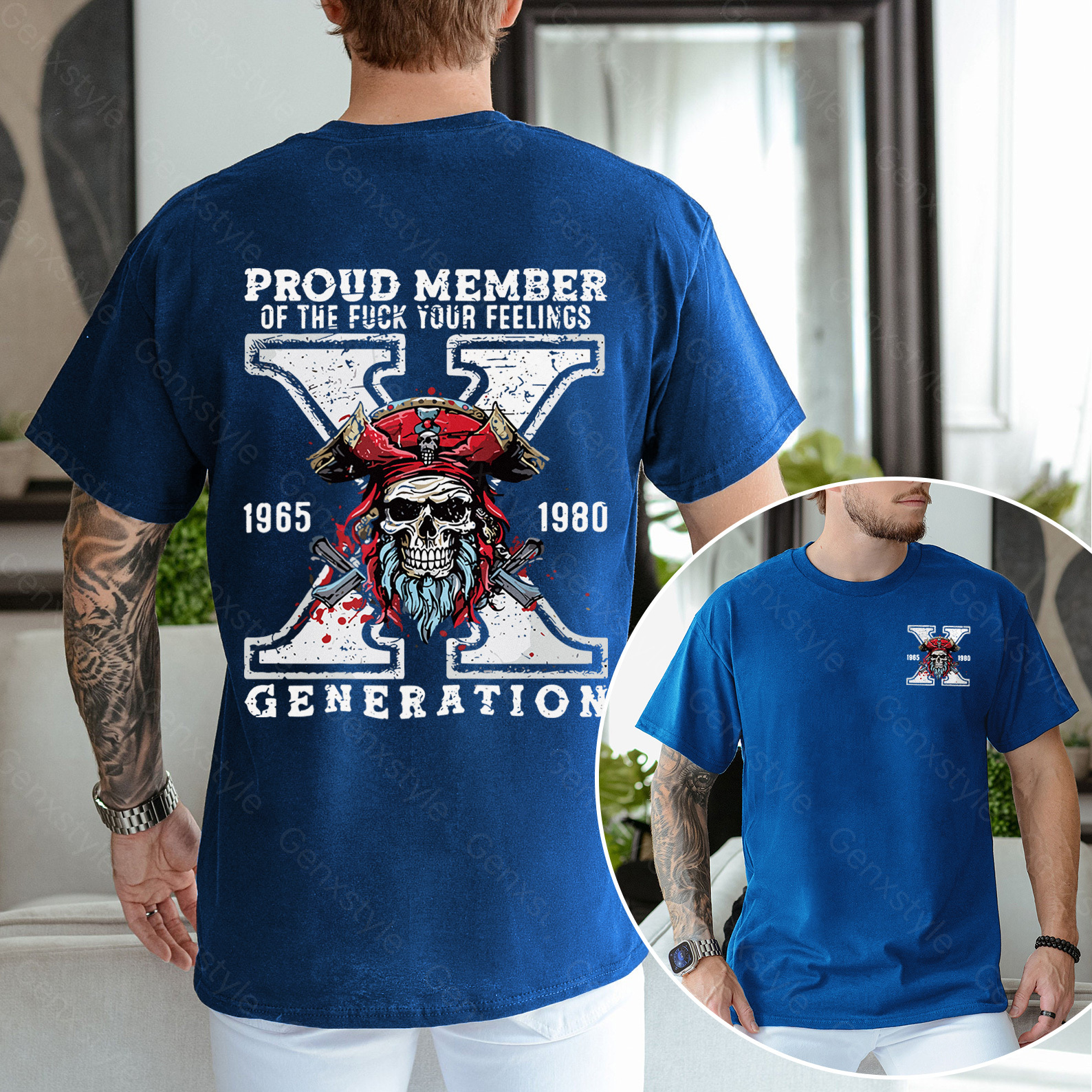 Generation X Skull Design T-shirt