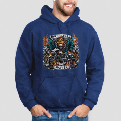 Generation X Biker Lives Matter Hoodie
