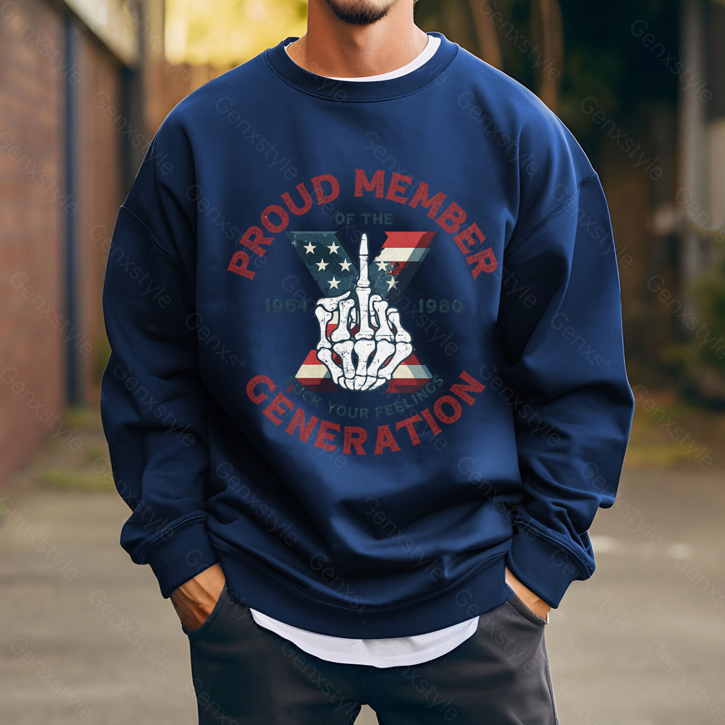 American Flag Crewneck