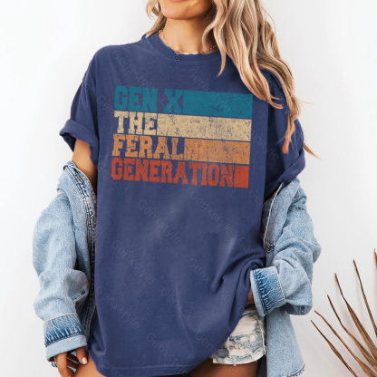 Washed Retro Vintage Gen X T-shirt