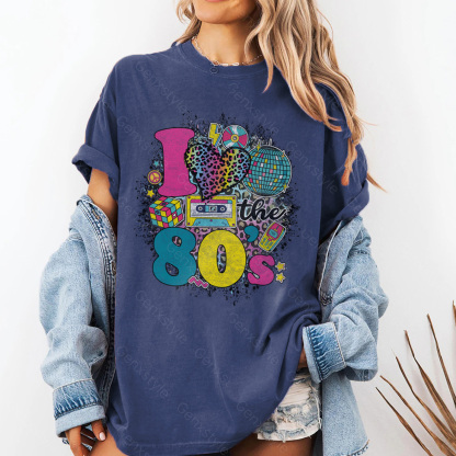 Washed Retro 80s T-shirt