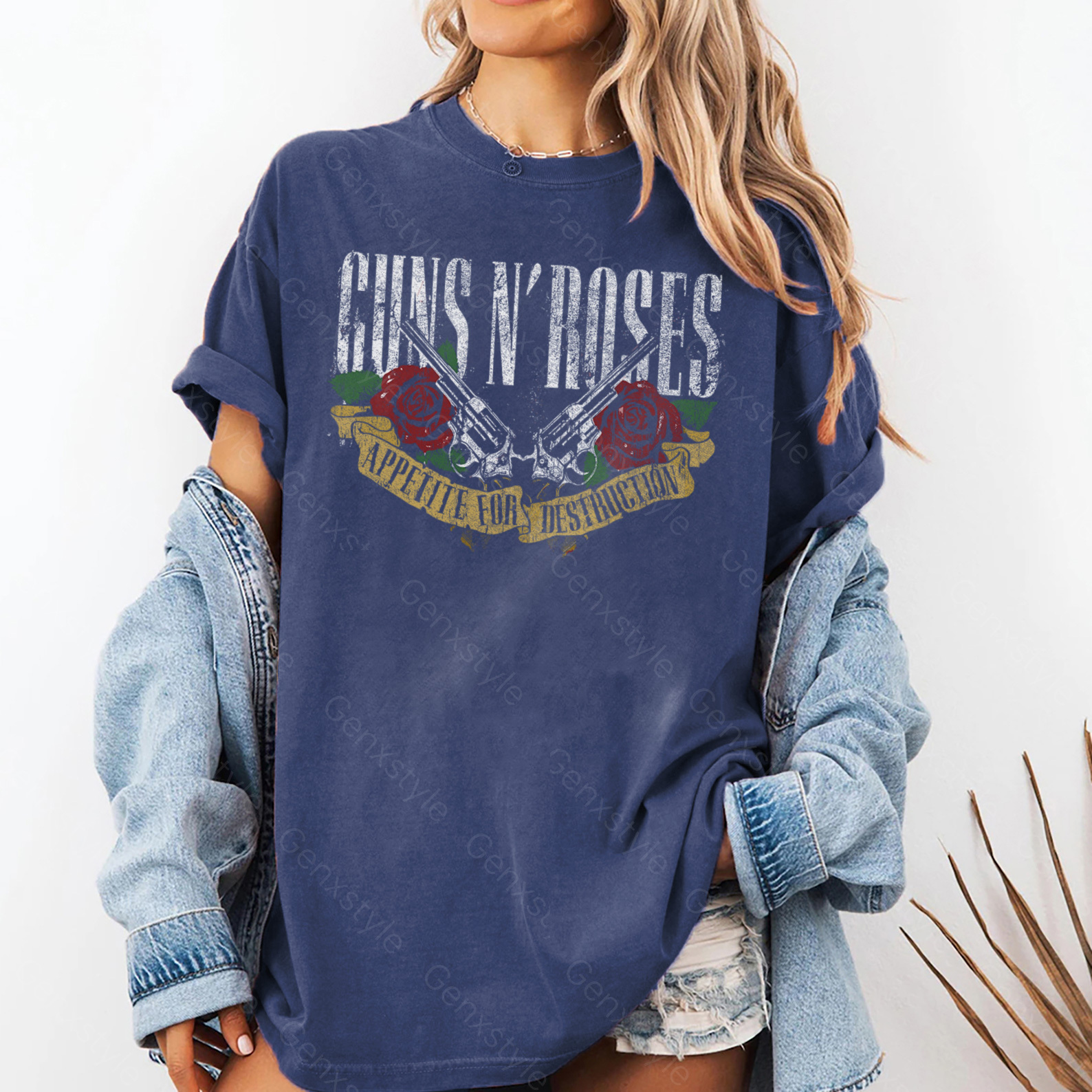 Washed Guns n Roses Art T-shirt