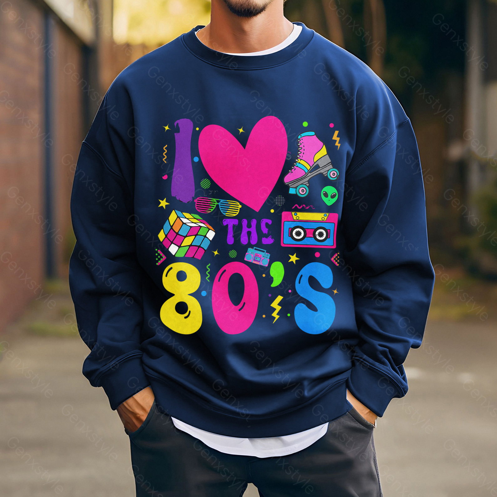 I Love The 80s Crewneck