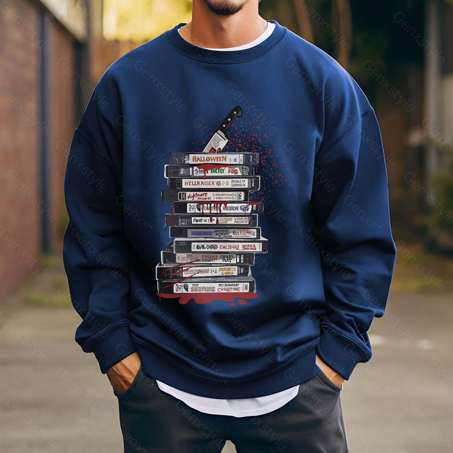 90s Style Halloween Movie Crewneck