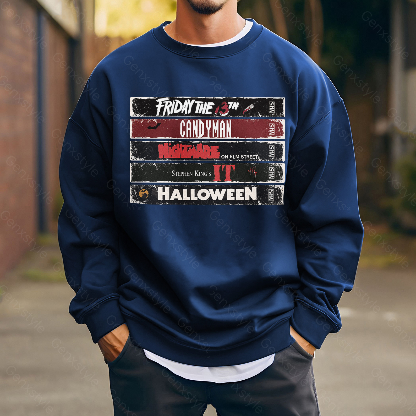 90s Halloween Horror Movie Crewneck