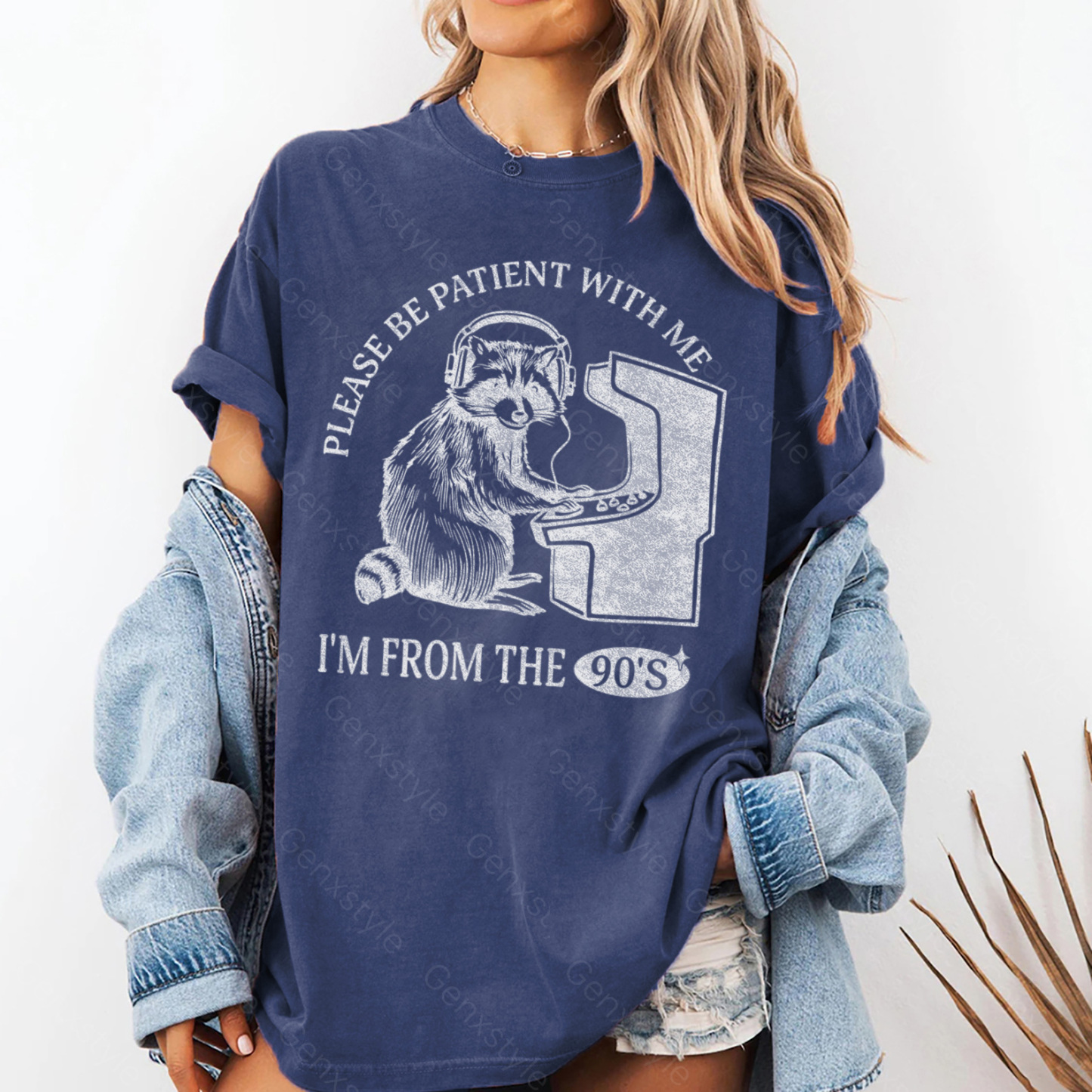 Washed Please Be Patient with Me, I'm From the 1900's - Print Unisex Crewneck XXXV