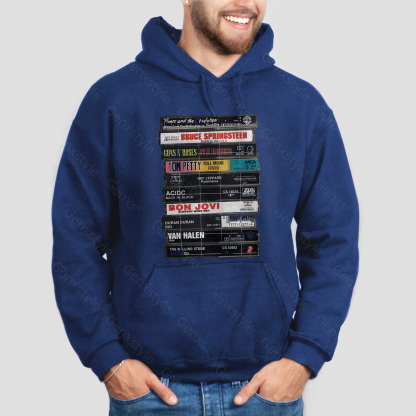 Rock Cassettes Tape Hoodie