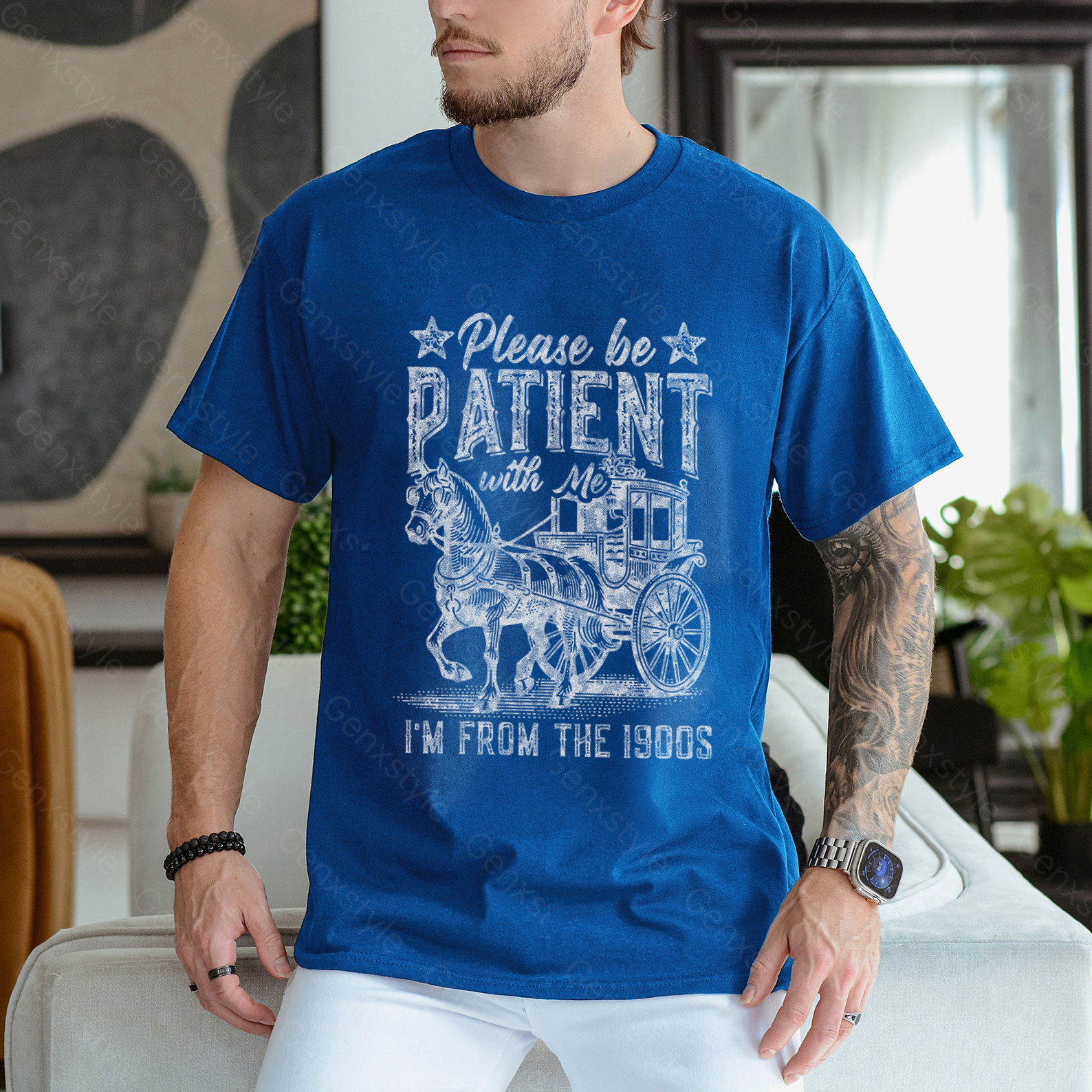 Please Be Patient with Me, I'm From the 1900's - Print Unisex Shirt XXIX