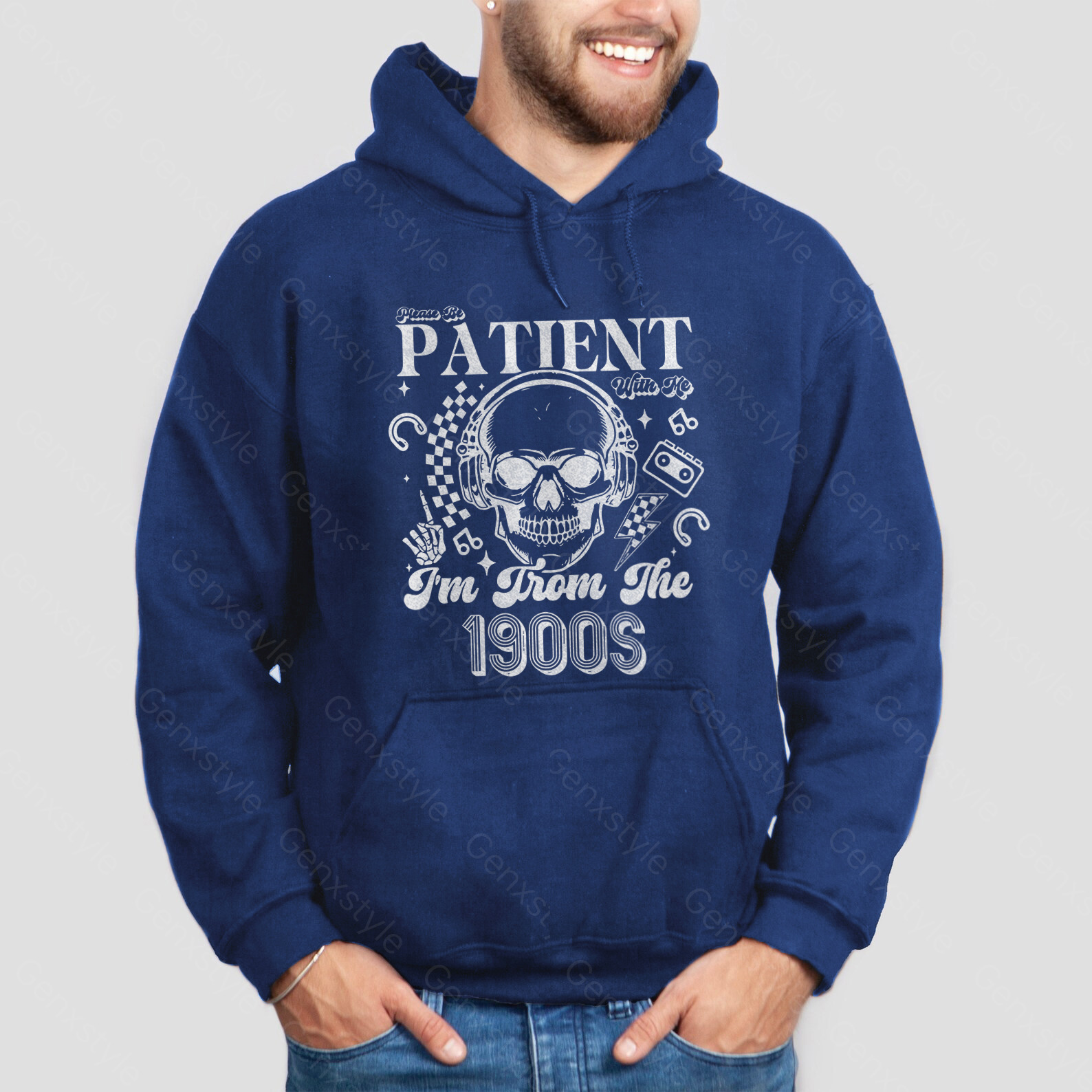 Please Be Patient with Me, I'm From the 1900's - Print Unisex Hoodie XXVII