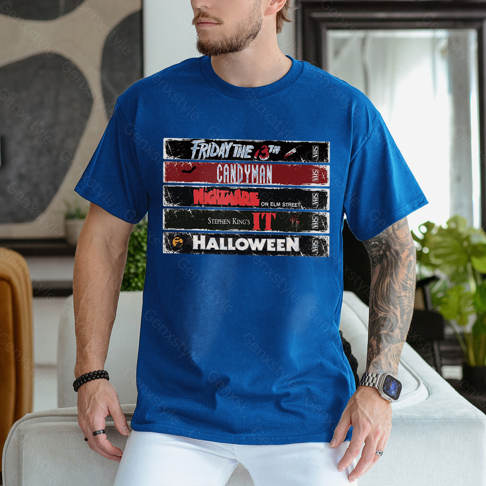 90s Halloween Horror Movie T-shirt