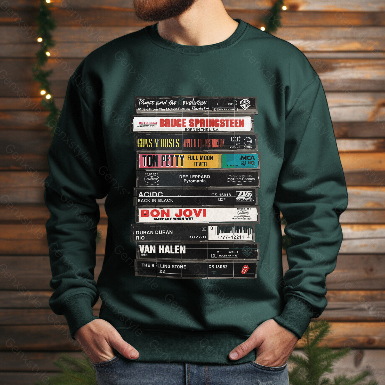 Rock Cassettes Tape Crewneck