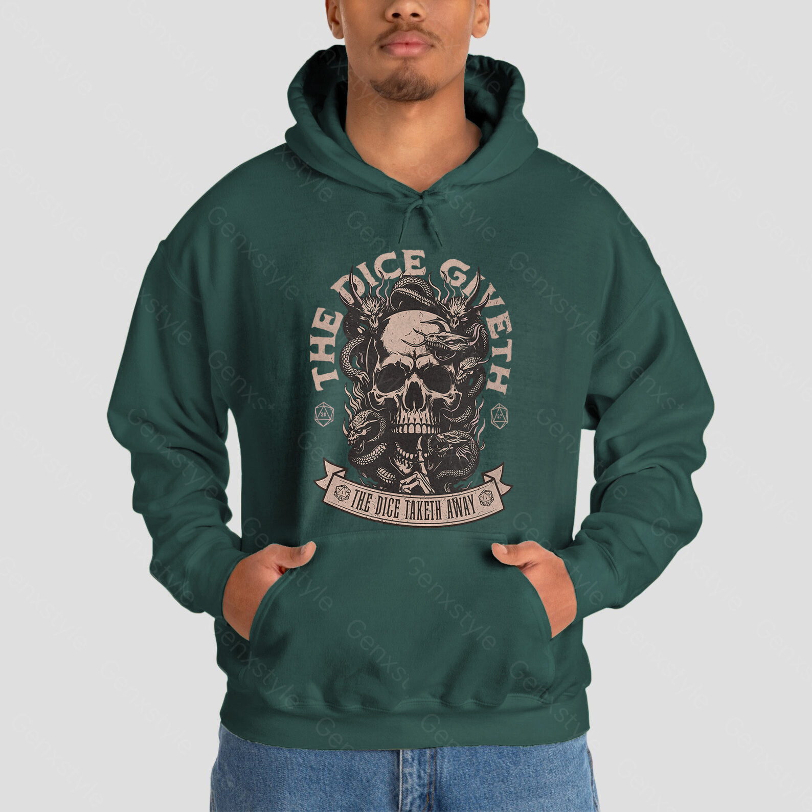 The Dice Giveth and the Dice Taketh Away Hoodie