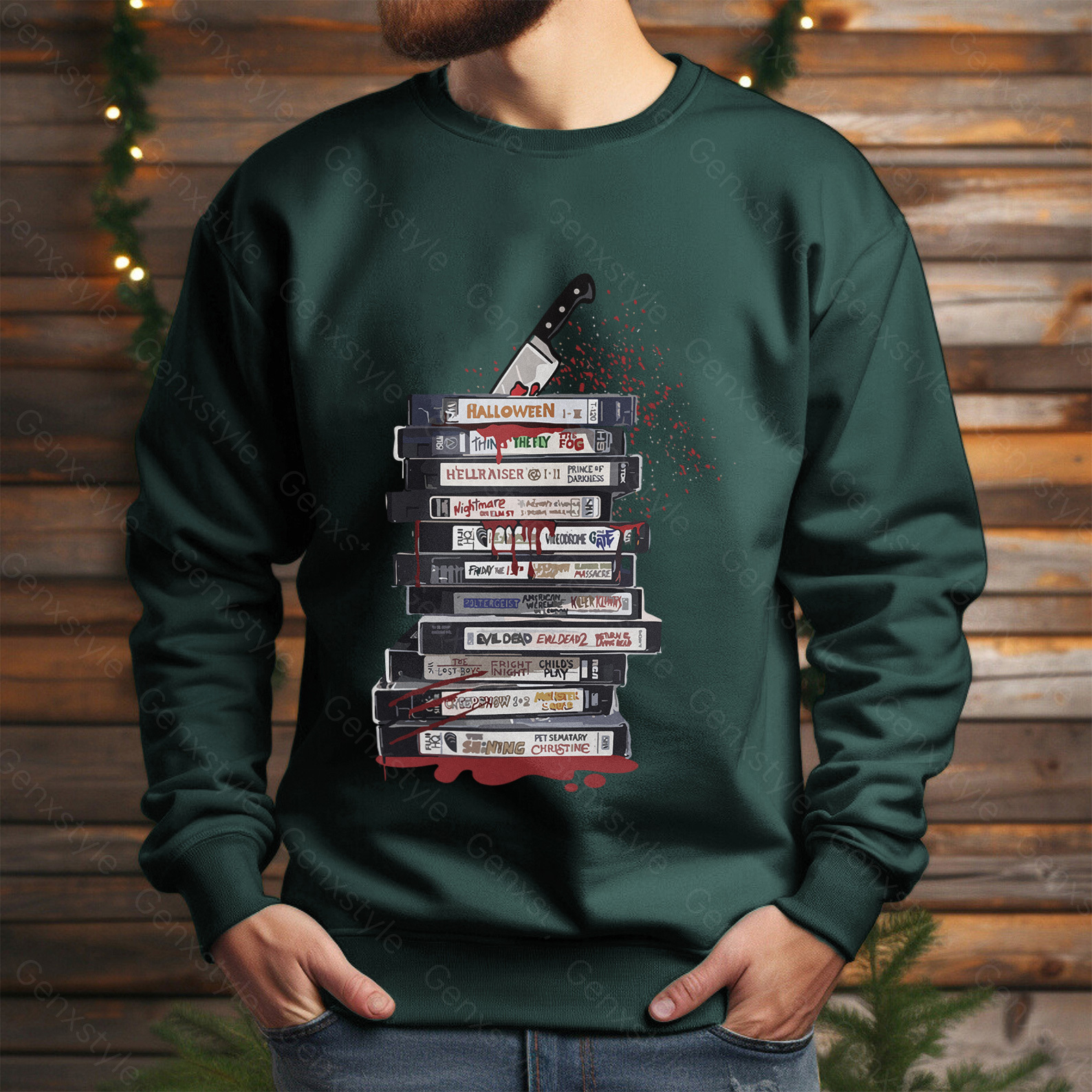 90s Style Halloween Movie Crewneck