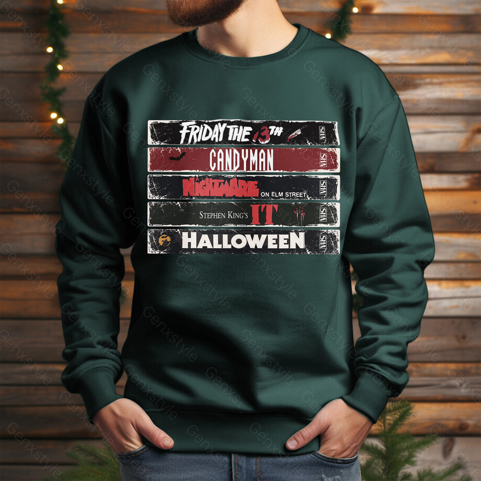 90s Halloween Horror Movie Crewneck