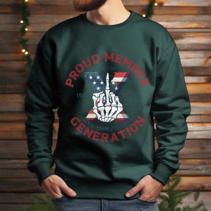 American Flag Crewneck