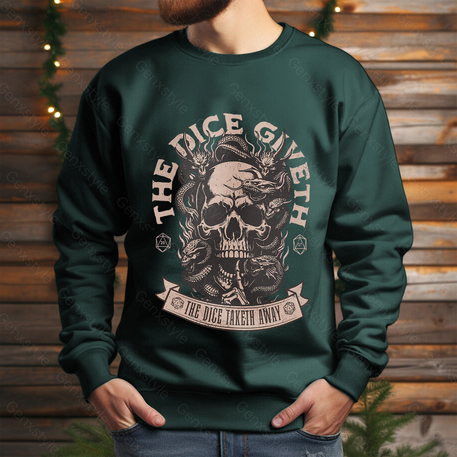 The Dice Giveth and the Dice Taketh Away Crewneck