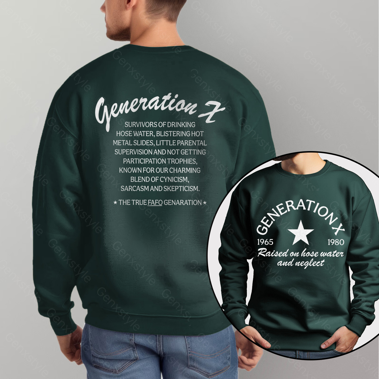 Raised on Hose Water and Neglect Crewneck