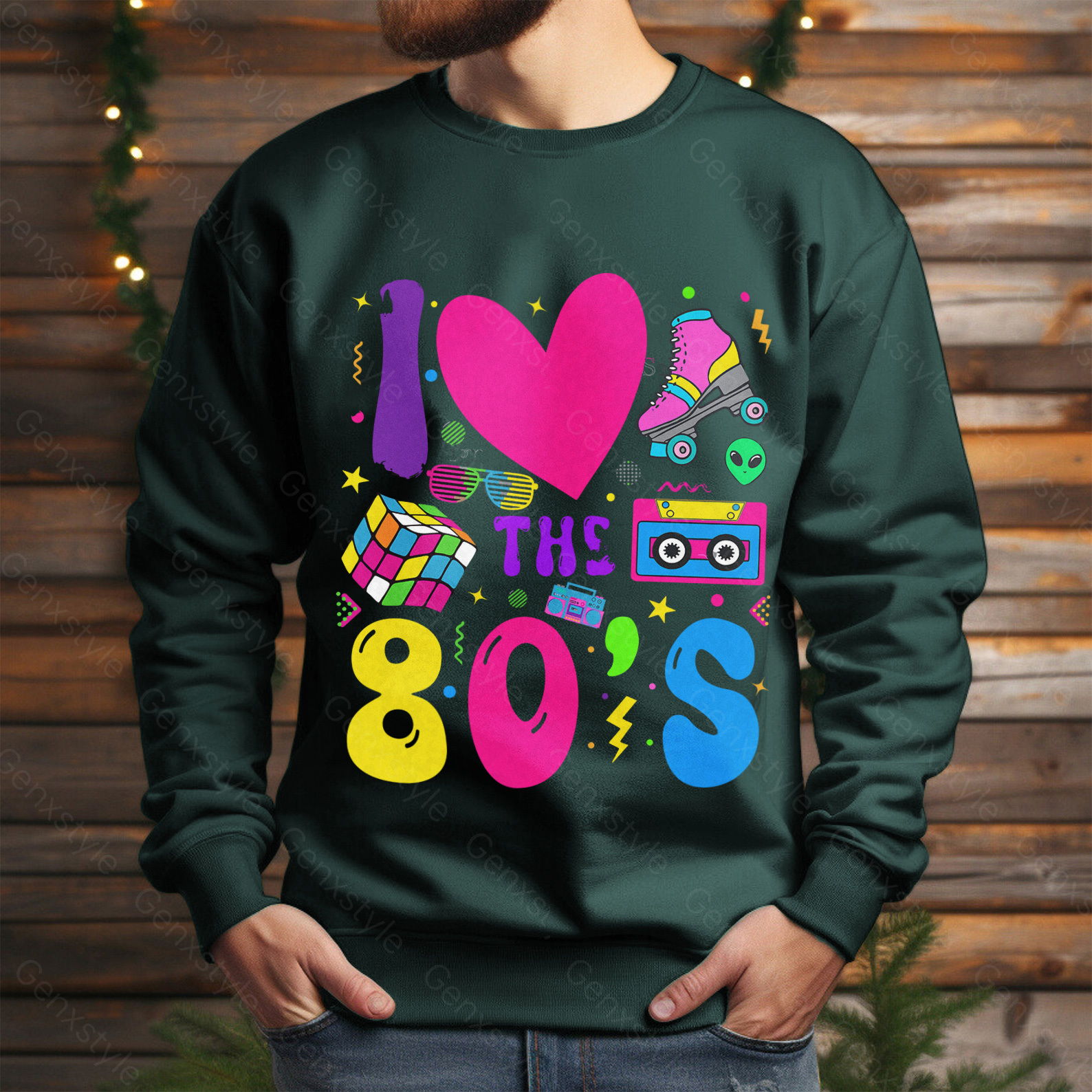 I Love The 80s Crewneck