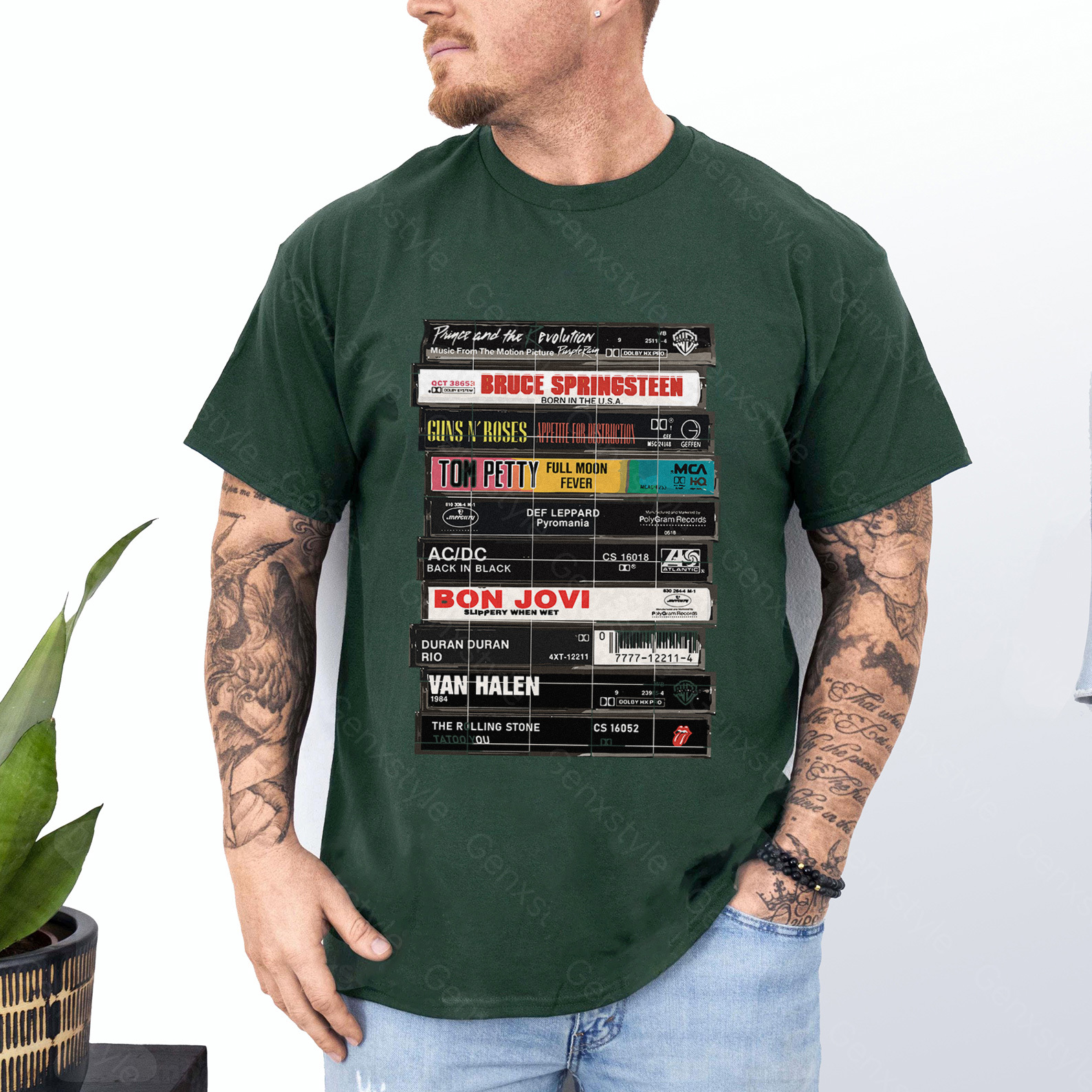 Rock Cassettes Tape T-shirt