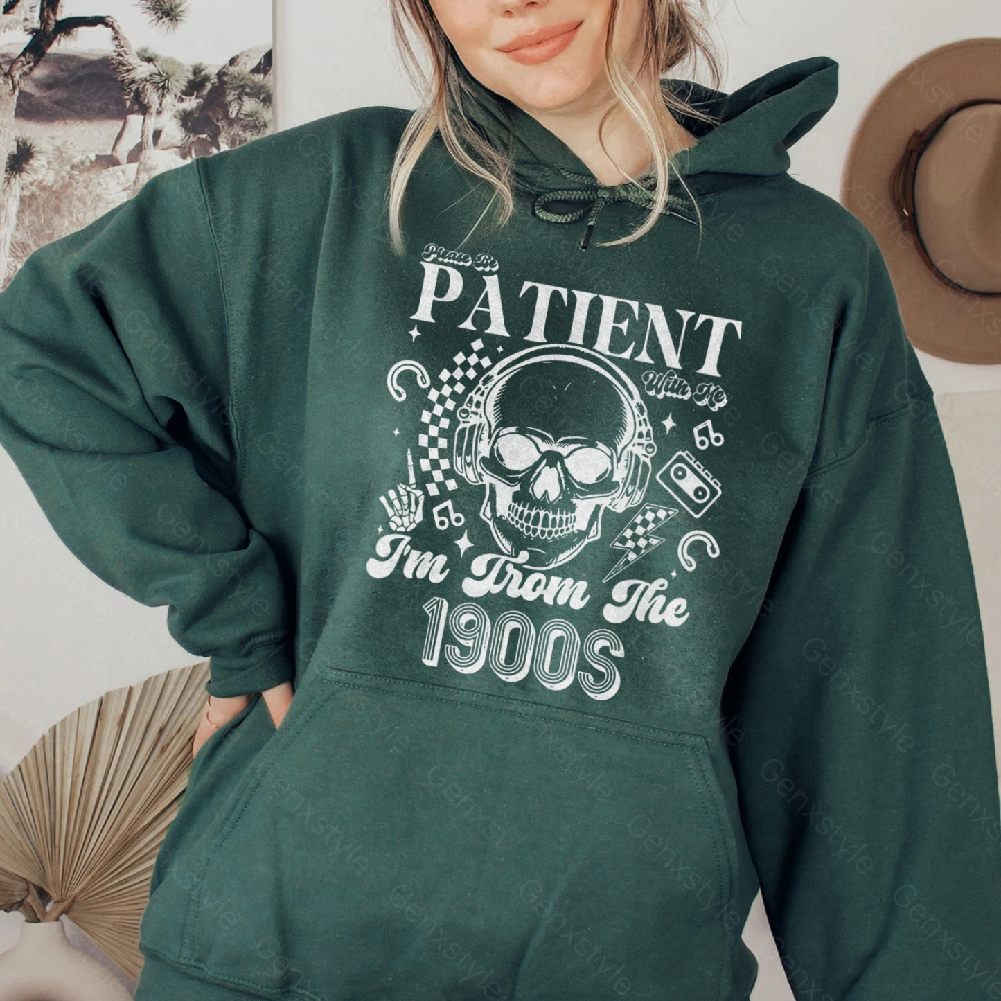 Please Be Patient with Me, I'm From the 1900's - Print Unisex Hoodie XXVII