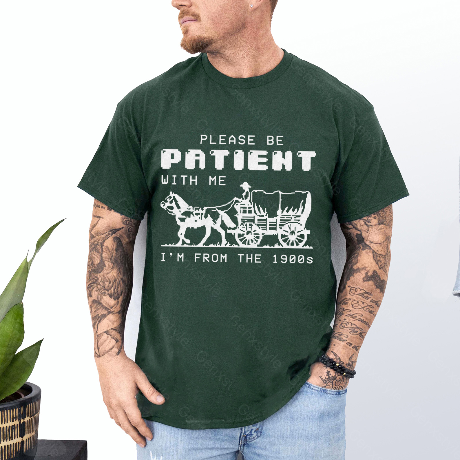 Please Be Patient with Me, I'm From the 1900's - Print Unisex Shirt XXIV