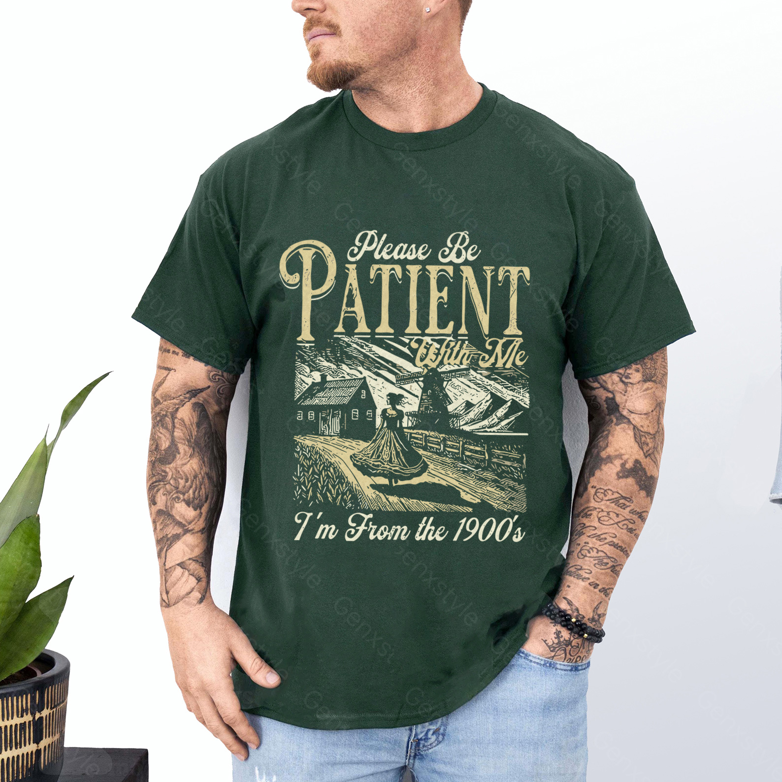 Please Be Patient with Me, I'm From the 1900's - Print Unisex Shirt XXXII