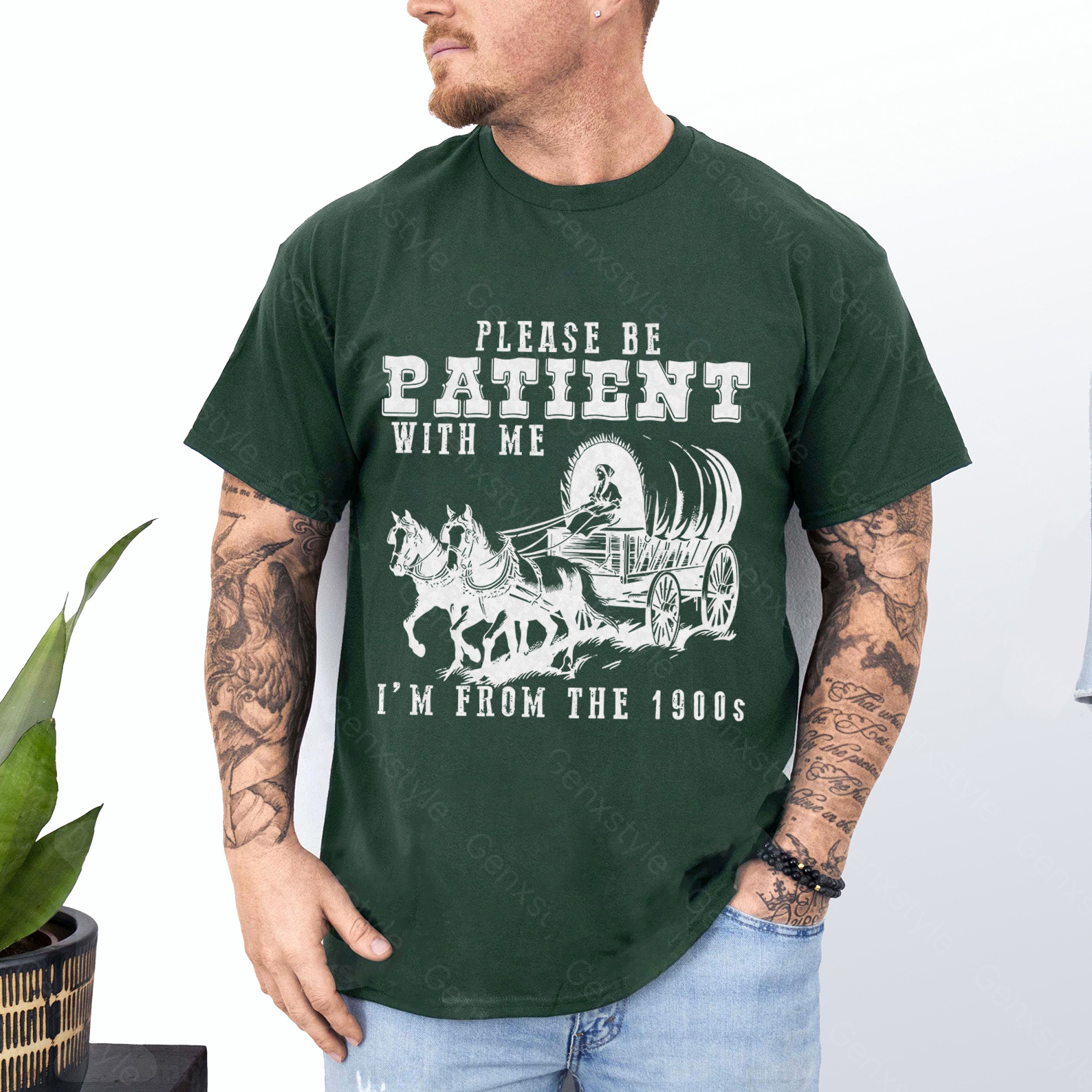 Please Be Patient with Me, I'm From the 1900's - Print Unisex Shirt XXV