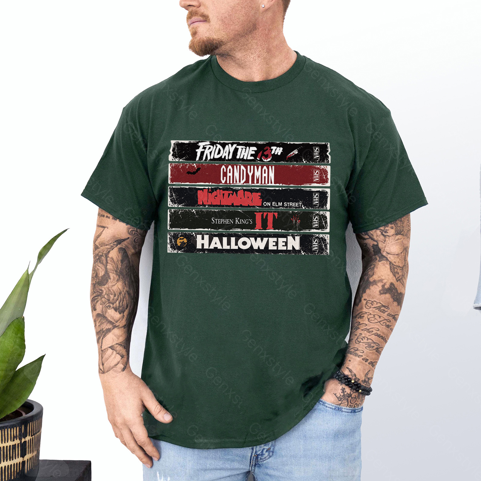 90s Halloween Horror Movie T-shirt